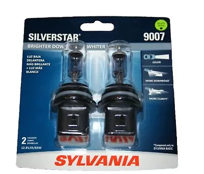 Sylvania Silverstar 9007 Pair Set High Performance Headlight Bulbs NEW • $21.99