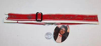 NEW VTG 1984 Lee Michael Jackson Belt Red & Metallic Silver Thread NWT NOS MIP • $19.99