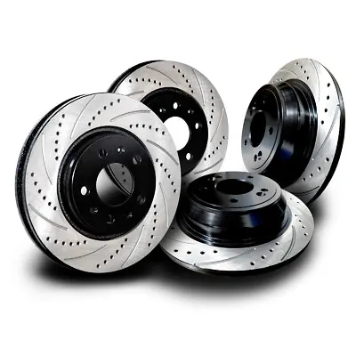 MAZ010SS Mazda Speed3 2.3L Turbo 07-13 Brake Rotors Cross Drill & Slots • $228.80