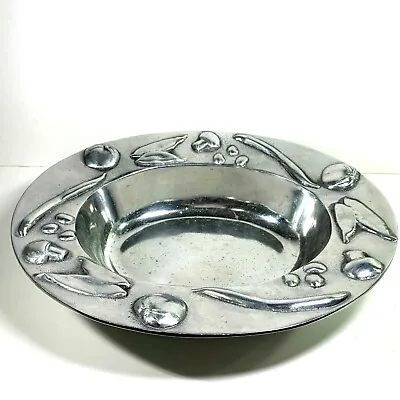 Mariposa Brillante Mexico Large Serving Bowl Cast Aluminum 14  Vegetables • $24.85