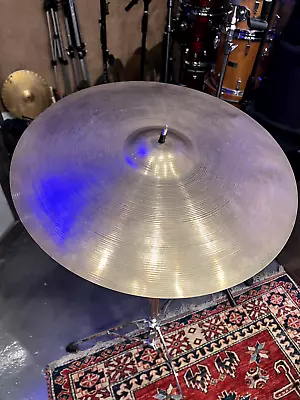 Vintage Zildjian Avedis 22  Ride Cymbal Approx 2610 Grams With Audio / Video ! • $249