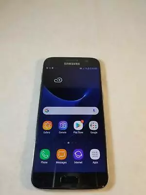 Samsung Galaxy S7 SM-G930 - 32GB  Smartphone Black Unlocked 17155 • £41.99