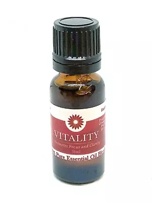  VITALITY  Essential Oil Blend - Mental Clarity & Concentration Aromatherapy • $51.99