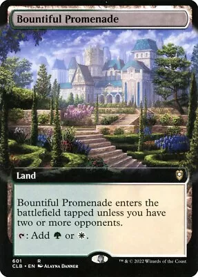 Bountiful Promenade ( Extended Art ) NM - Commander Legends: Baldur's Gate - MTG • $11