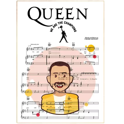 Queen - We Are The Champions Print • £7.99