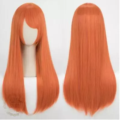 60cm / 24  New Fashion Party Long Straight Cosplay Wig Hair 48colors • $20.88