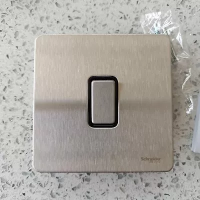 Schneider Electric GU1414BSS Ultimate Screwless 1 Gang Intermediate Stainless  • £15