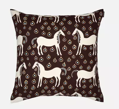 Marimekko Musta Tamma Pillow Case Cushion Cover Finland • $55