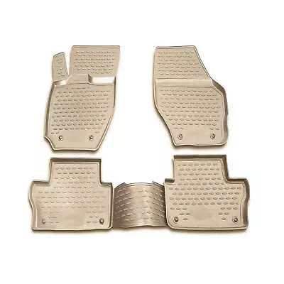 OMAC Floor Mats Liner For Volvo XC60 2010-2017 Beige TPE All-Weather 4 Pcs • $74.90