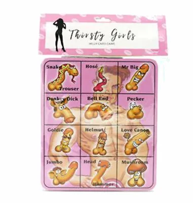 Bingo Card Party Game Bachelorette Hens Night 12 Player Novelty Willy Gift Game • $15