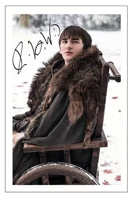 Isaac Hempstead Wright Signed Photo Print Autograph Game Of Thrones Bran Stark • £3.79