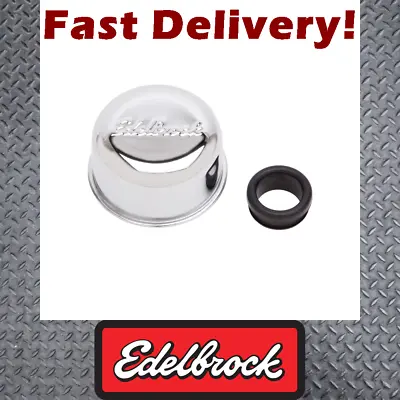 Edelbrock CHROME VALVE COVER BREATHER Suits Holden 253 308 5.0 Performance • $36.05