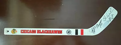 Chicago Blackhawks - Mini Hockey Stick - 18  Plastic - Magnuson Mikita Signed • $9.99