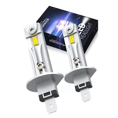 H1 LED Headlight High Beam Or Low Beam Bulbs Conversion 2x Super Bright 10000K • $39.99