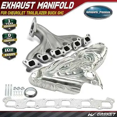 Exhaust Manifold With Gasket For Chevrolet Trailblazer Buick Rainier GMC Envoy • $94.99