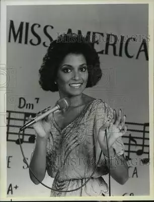 1984 Press Photo Suzette Charles Miss America 1984 On The Miss America Pageant • $15.99