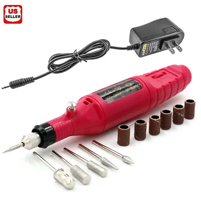 Electric Drill Nail File Acrylic Art File Manicure Pedicure Portable Machine Kit • $9.98