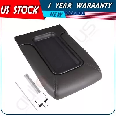 Fit For 99-07 Chevy Silverado Sierra Center Console Armrest Cover Lid Dark Gray • $25.99