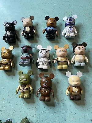 Vinylmation Star Wars Series #1 Complete Set Of 12 With Obi Wan Chaser No Boxes • $53.66