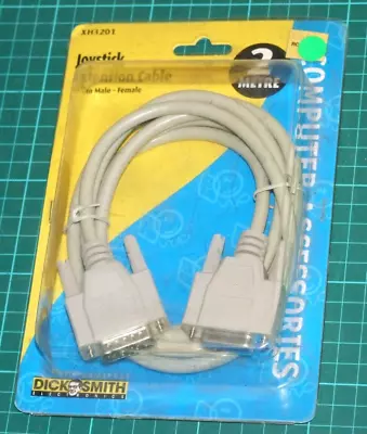 Joystick Extension Cable For Vintage 286 386 486 Pentium PC By Dick Smith DSE • $25