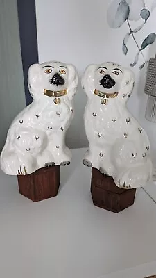 Large Pair Of Beswick Spanish Mantle Dogs Preloved No Box  • £20