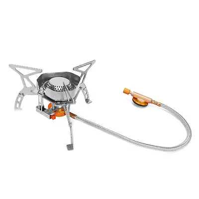 Mini Gas Stove Portable Integrated Stove Windproof Camping Oven For Courtyard • £15.98