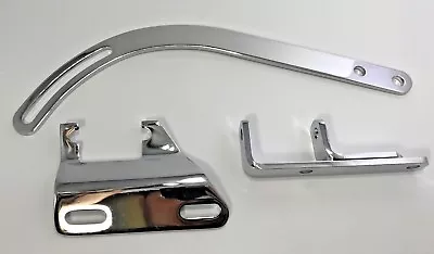 $23.99 • Buy Chevy SBC Chrome Alternator Bracket Short Water Pump Driver Side 283 305 327 350