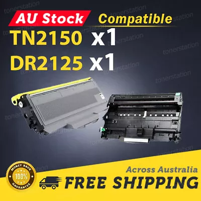 1x Toner TN-2150 Cartridge + 1x Drum Unit DR-2125 For Brother HL-2150 HL-2170W • $32.80