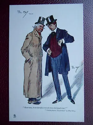 £2.49 • Buy Artist PHIL MAY Shakespeare Illustrated Beggar Toff *Vintage* Tucks Oilette 1910