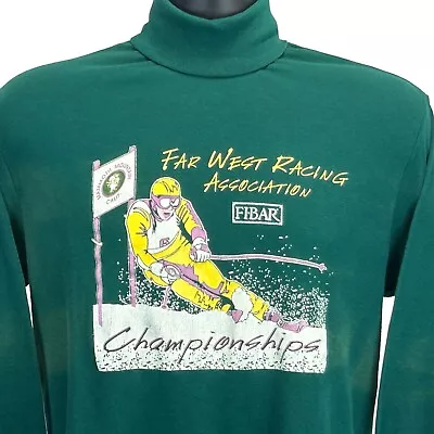 Far West Racing Association Skiing Vintage 90s T Shirt Mammoth Mountain Medium • $93.37