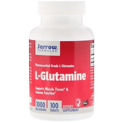 £19.99 • Buy Jarrow Formulas L-Glutamine 1000mg 100 Tablets, Muscle Health, Immune System