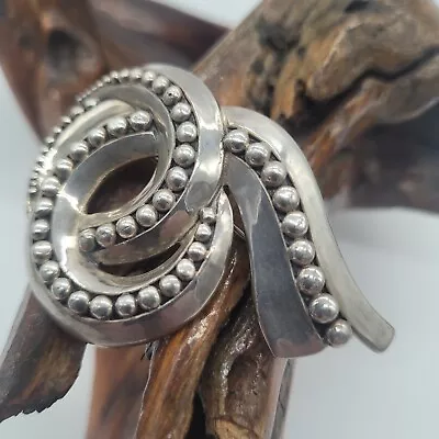 Vintage Signed Marco De Taxco 5297 Sterling Brooch • $225