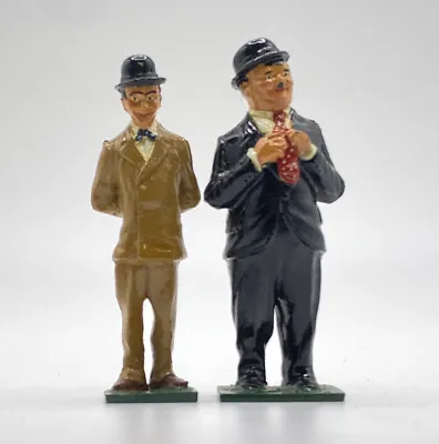 RARE Laurel And Hardy Lead Miniatures Stan Laurel Oliver Hardy Toy Soldiers • $85
