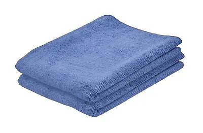 Large Microfiber Cleaning Cloth For Floor/Car Towels 20 X30  2 Pack Blue Rags • $14.99