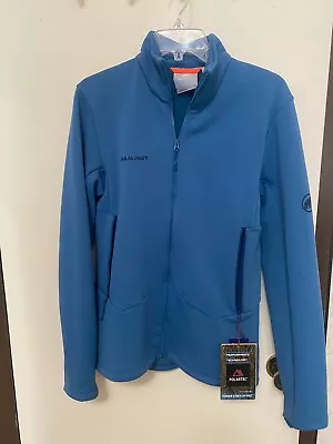 Mammut Mens Aconcagua ML Jkt Sapphire  Polartec Power Stretch Pro Sz M -MSRP$189 • $119