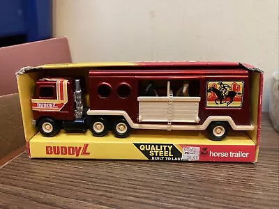 Buddy L Tough With Steel Mack Horse Trailer With Box #545 J 1983 • $53.21