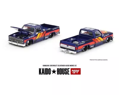 Mini GTx Kaido House 1:64 Chevrolet Silverado KAIDO WORKS V2 KHMG099 • $34.99