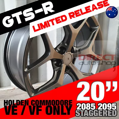 $1849 • Buy 4x GTSR Dark Stainless 20inch Staggered Wheel HOLDEN COMMODORE VE VF ZB VXR HSV