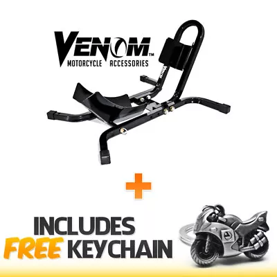 Motorcycle Wheel Tire Chock Self-locking Cradle Bike Stand+Sportbike Keychain • $65.99