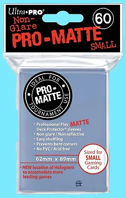 Ultra Pro 60 CLEAR PRO-MATTE Small Size Deck Protector NEW Card Sleeves Ccg Tcg • $8.49