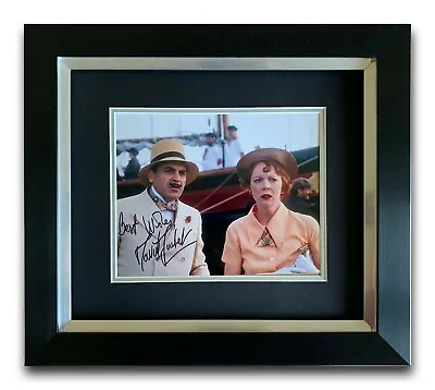 David Suchet Hand Signed Framed Photo Display - Poirot 3. • £84.99