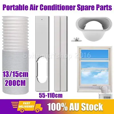 Portable Air Conditioner Spare Parts Gob+Window Slide Kit Plate +2M Hose Pipe • $38.95