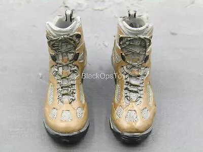 1/6 Scale Toy Mountain Ops Sniper - Tan Combat Boots (Peg Type) • $11.76