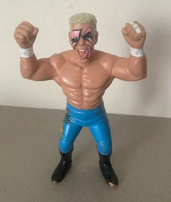 £3 • Buy WCW STING GALOOB WRESTLING FIGURE BLUE ATTIRE WWF HASBRO ERA 1990s