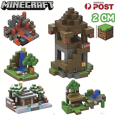 Minecraft Magnetic Building Blocks Set Magnet Children Kids Educational Toy Gift • $91.77