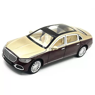 Sound & Light Alloy Metal 1/24 Car Model Gift Collection For Benz Maybach S680 • $51.13