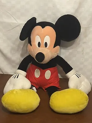 Vintage Mickey Mouse Large Disney Plush 30 Inches Tall • $15