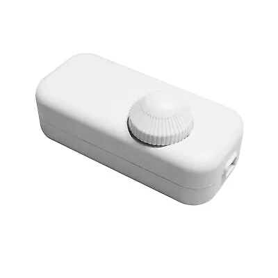 Inline Dimmer Switch 220-240V Knob Dimmer Switch Lights Switch For Lamps Lights • £7.99