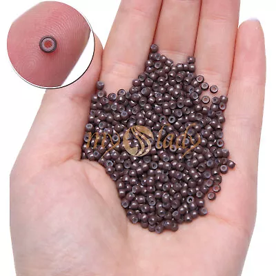 200/1000 Silicone Lined Nano Beads Micro Tip For Nano Ring Human Hair Extension • $5.17