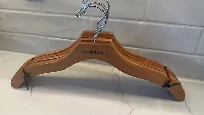 Vintage BEBE Wooden Clothes Hangers | Sets Of 5 | • $9.99